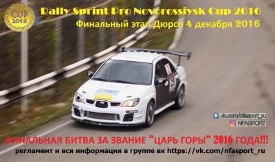 Rally Sprint Pro Novorossiysk Cup 2016